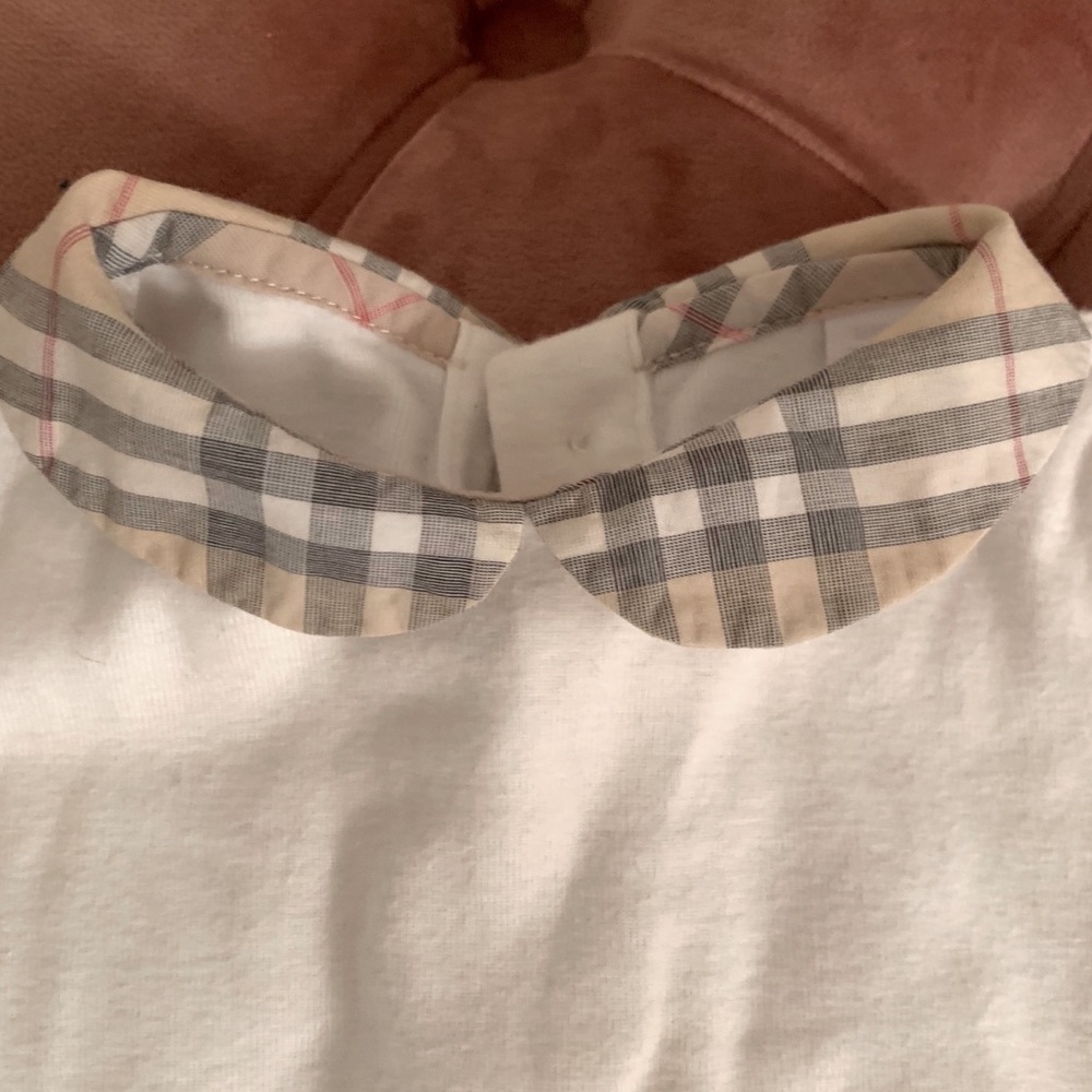 Burberry Boys Girls Nova Check Onesie Shirt